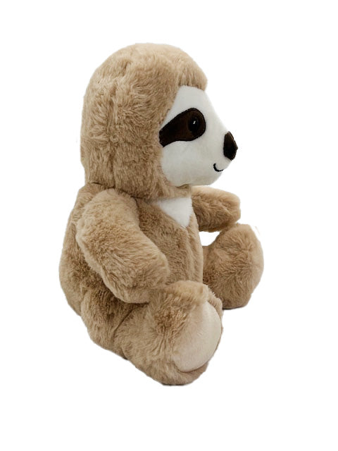 Anico 10" Plush Beige Sloth with Embroidered Eyes