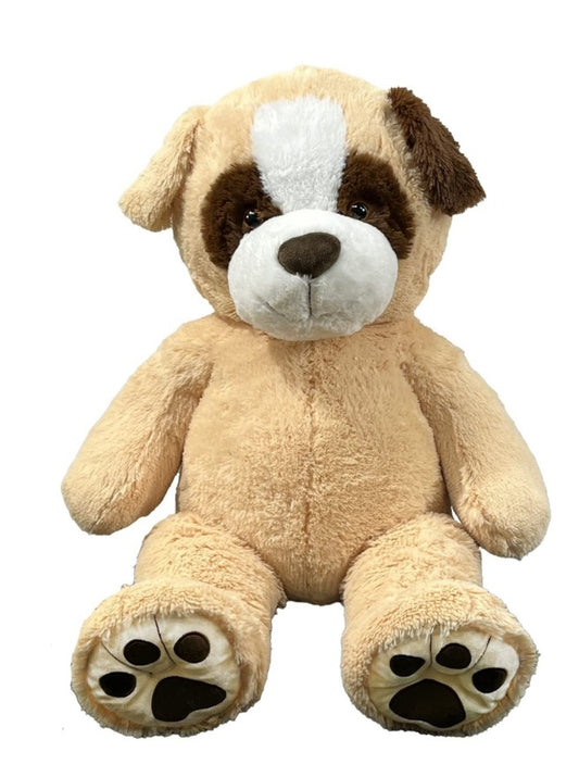 Anico 36" Tall (3 Feet) Giant Plush Dog with Embroidered Paws and Smiling Face