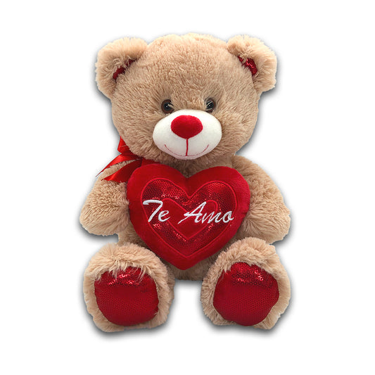 11" Valentines Tan Bear