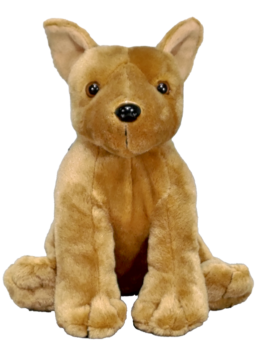 Anico Plush Toy Dog, Stuffed Animal, German Shepard, 8 Inches Tall