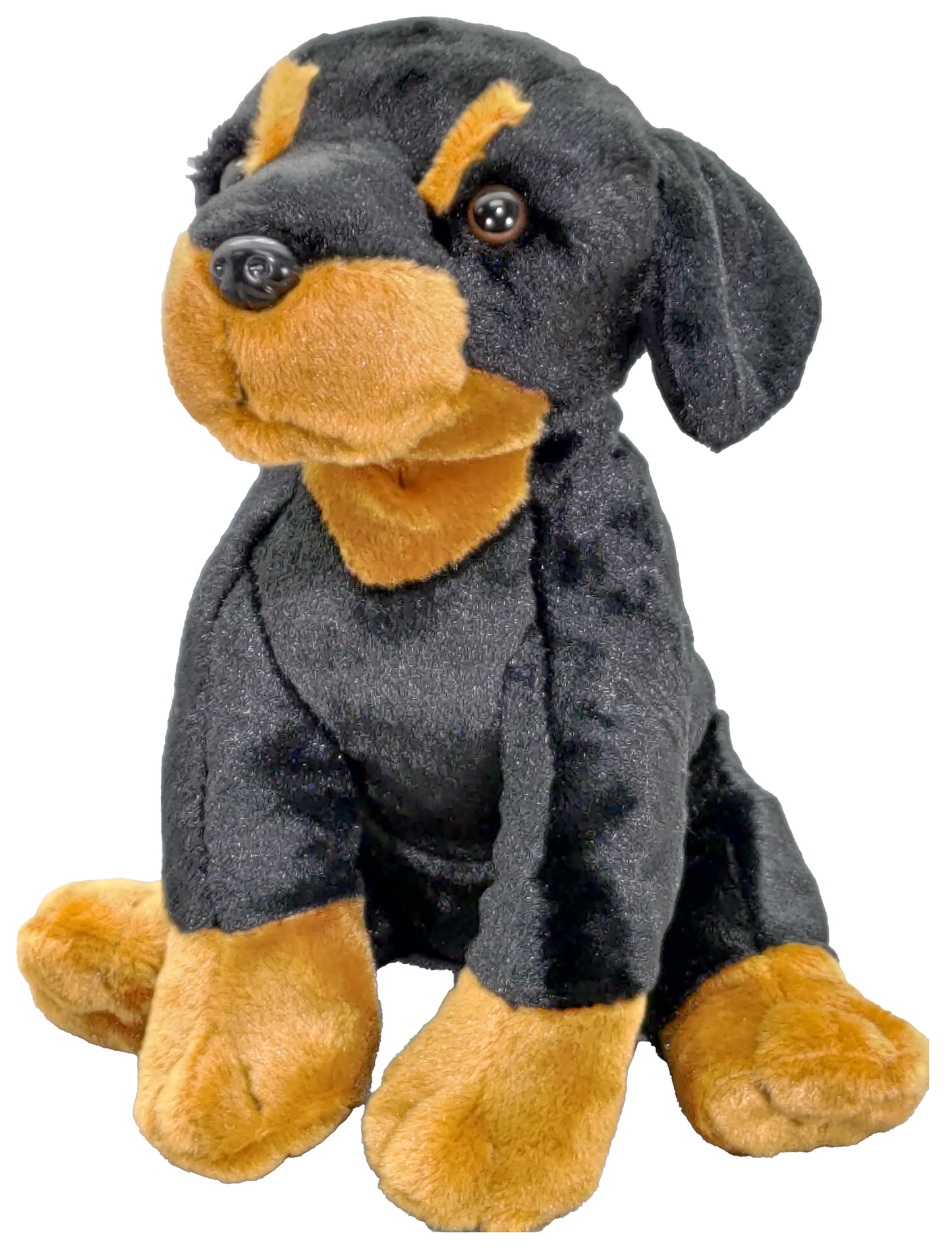 Anico Plush Toy Dog, Stuffed Animal, Rottweiler, 8 Inches Tall