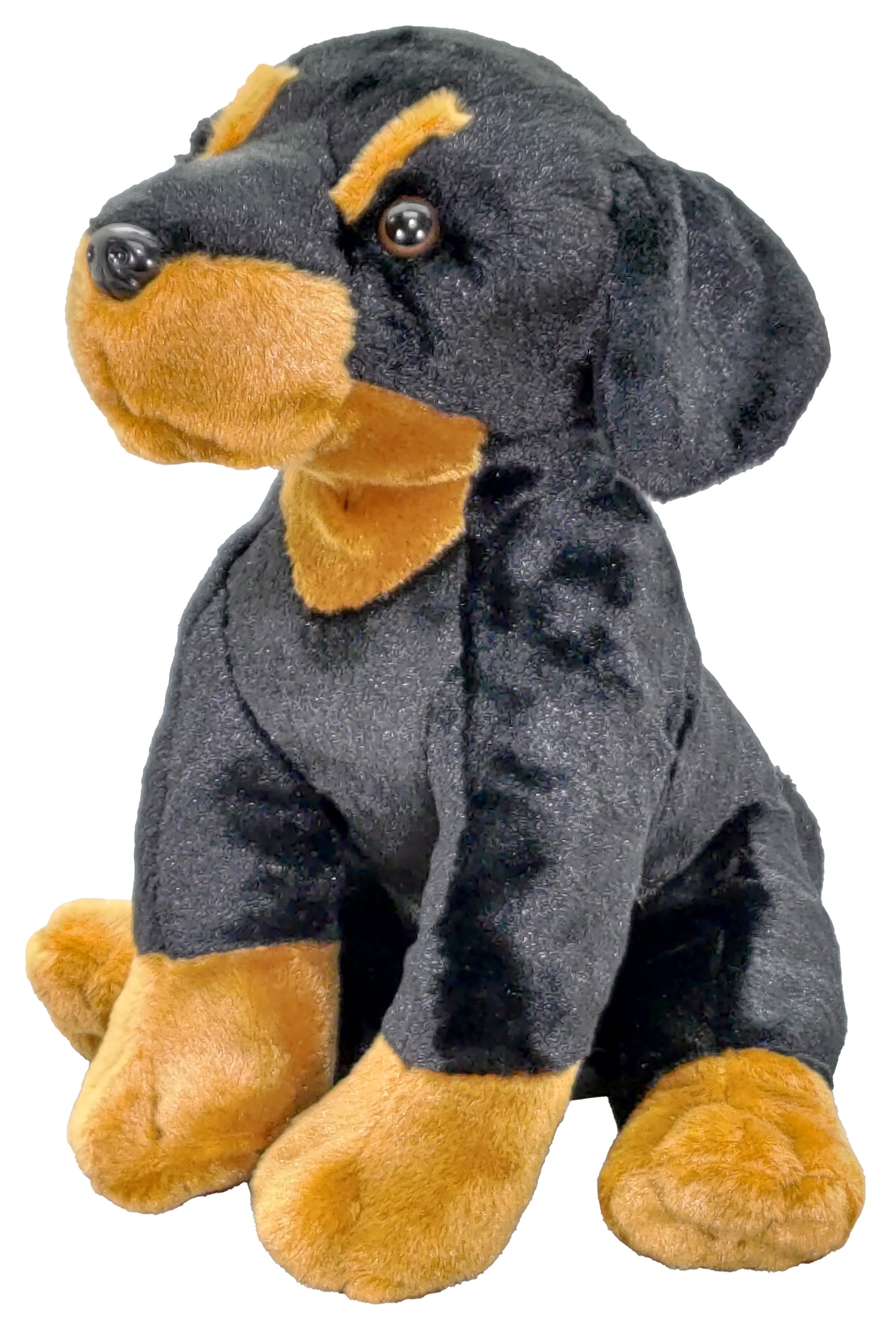 Anico Plush Toy Dog, Stuffed Animal, Rottweiler, 8 Inches Tall