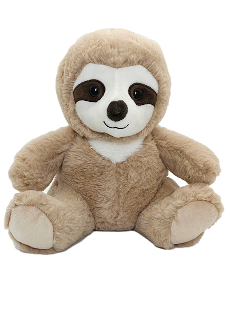 Anico 10" Plush Beige Sloth with Embroidered Eyes