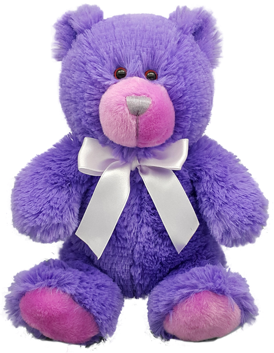 Anico 8" Colorful Cutie Bear, Purple