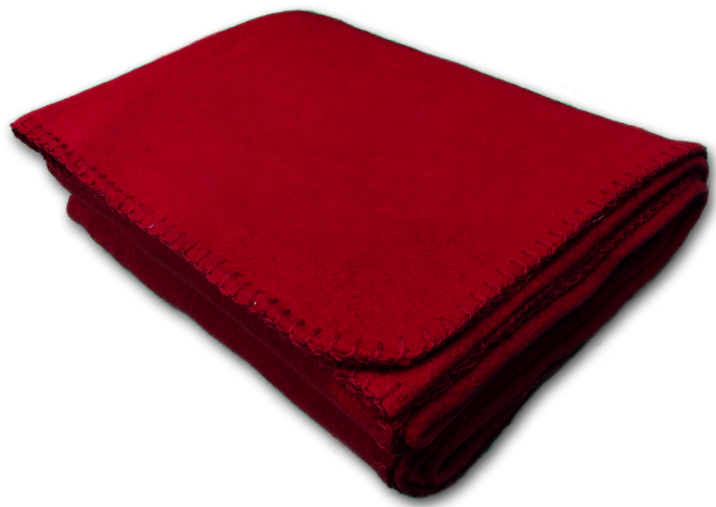 Anico Cozy Polar Fleece Blanket, 50" x 60", Red Throw Blanket