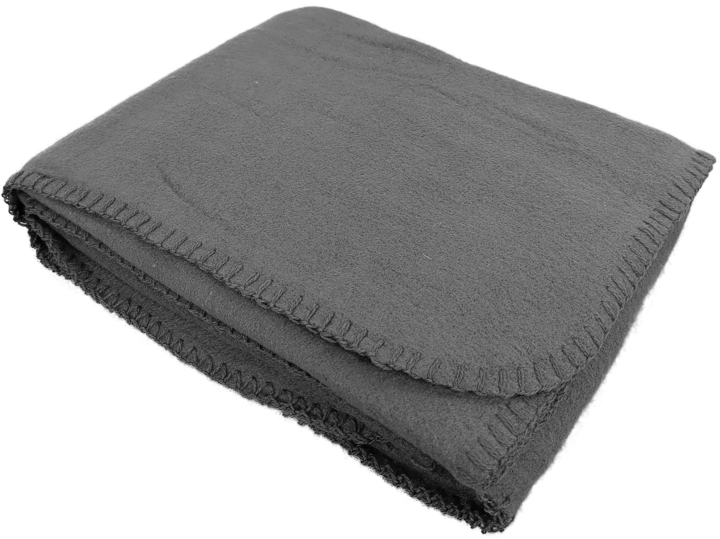 Anico Cozy Polar Fleece Blanket, 50" x 60", Gray Throw Blanket