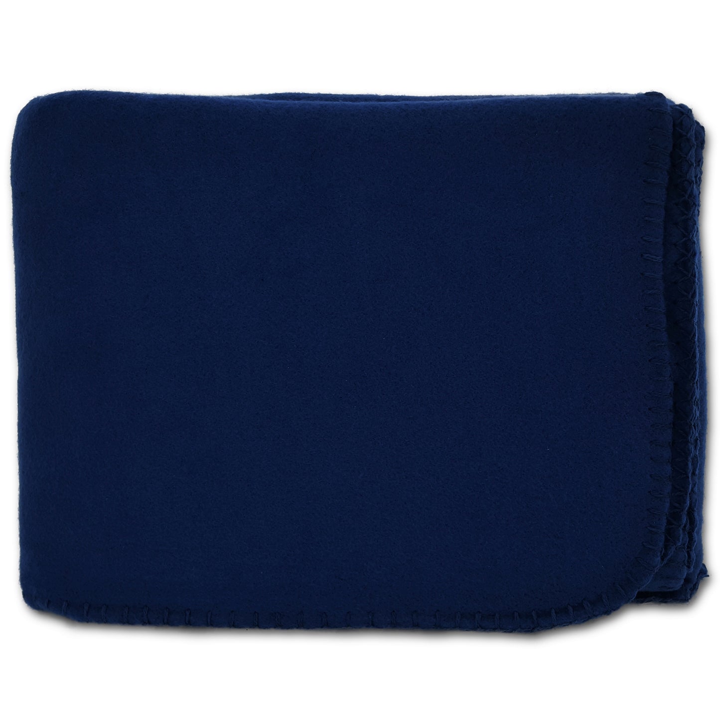 Anico Cozy Polar Fleece Blanket, 50" x 60", Navy Throw Blanket