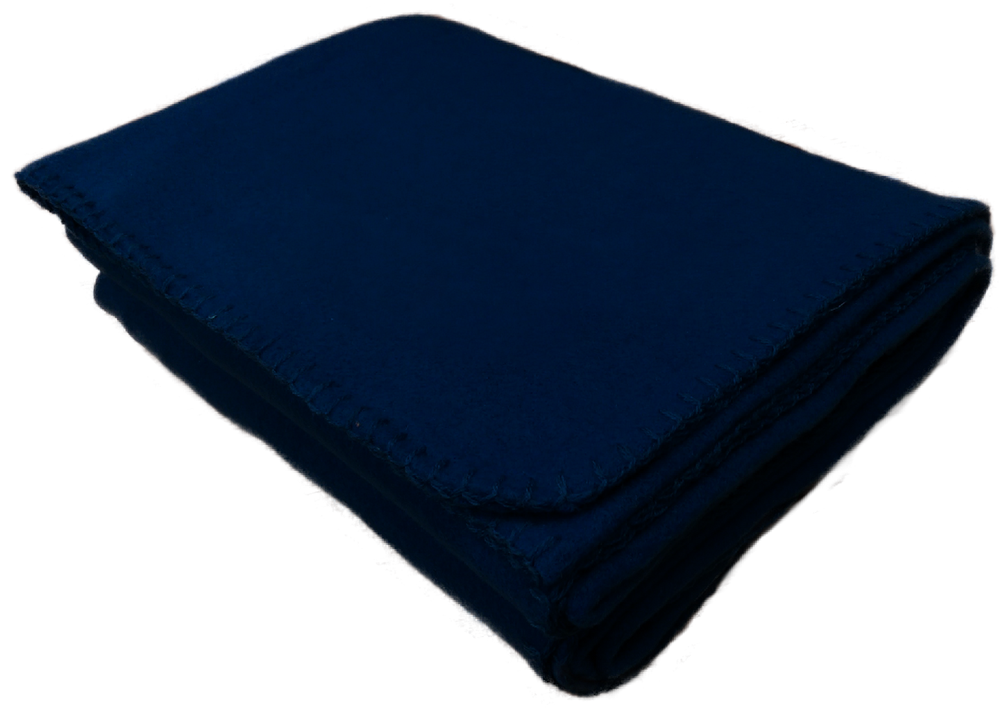 Anico Cozy Polar Fleece Blanket, 50" x 60", Navy Throw Blanket