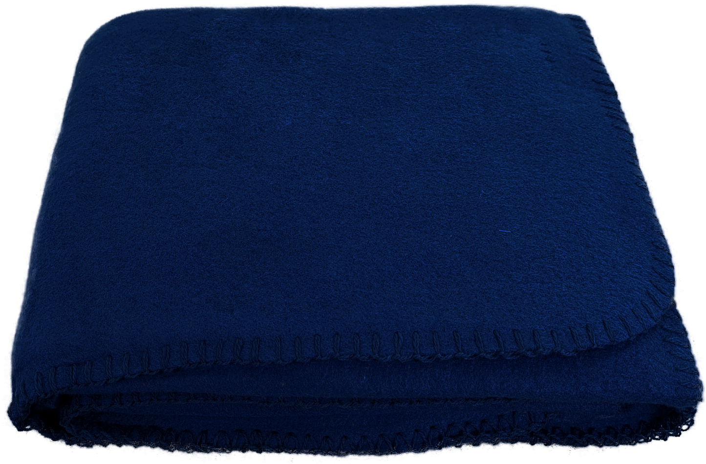 Anico Cozy Polar Fleece Blanket, 50" x 60", Navy Throw Blanket