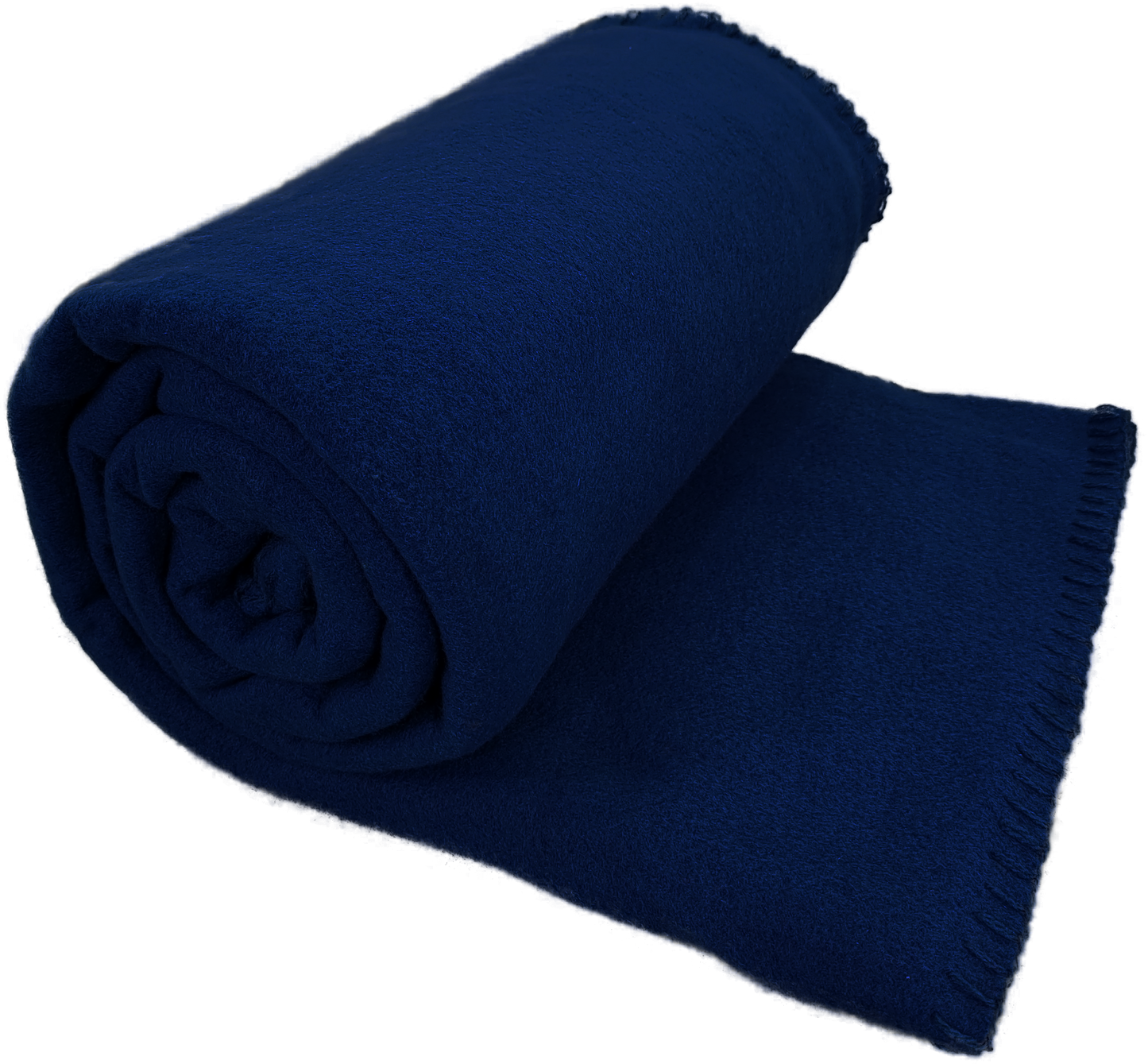 Anico Cozy Polar Fleece Blanket, 50" x 60", Navy Throw Blanket