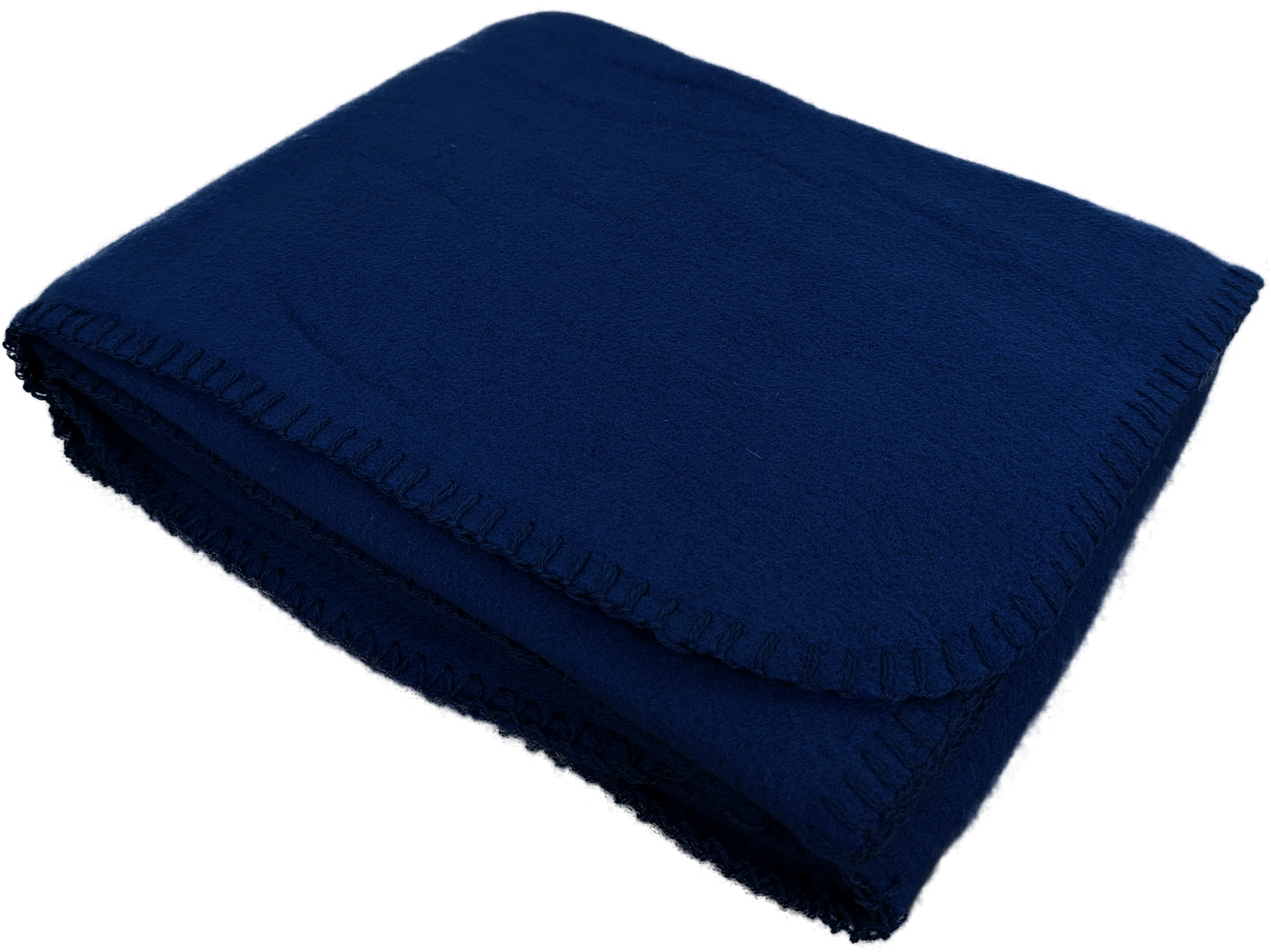 Anico Cozy Polar Fleece Blanket, 50" x 60", Navy Throw Blanket